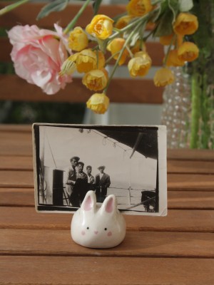 Tavşan Fotoğraf-Not Tutucu | Flamio Studio