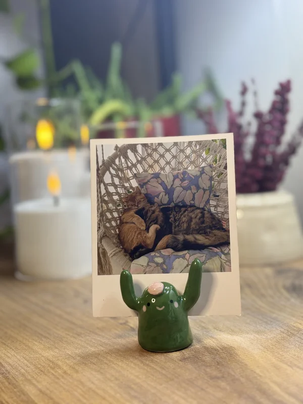 Kaktüs Fotoğraf-Not Tutucu | Flamio Studio
