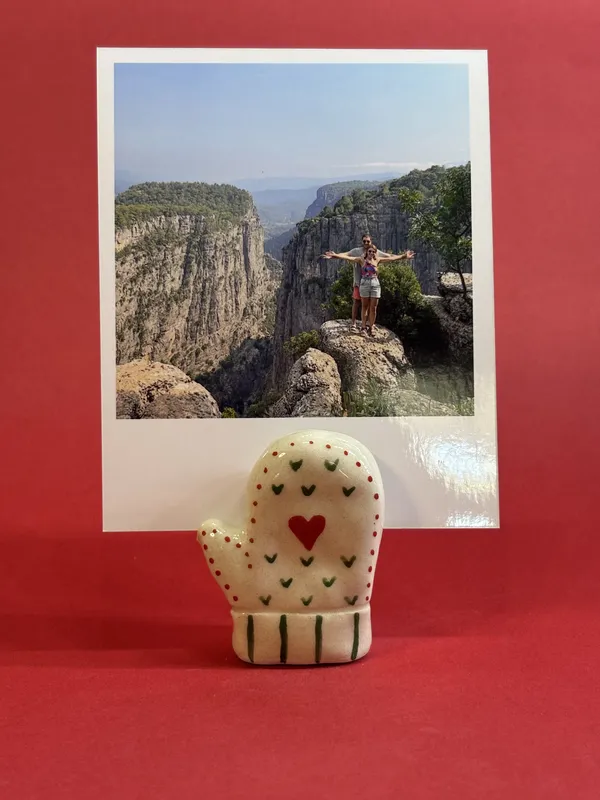 Eldiven Fotoğraf-Not Tutucu | Flamio Studio